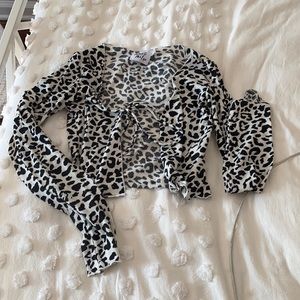 Printed long sleeve shirt